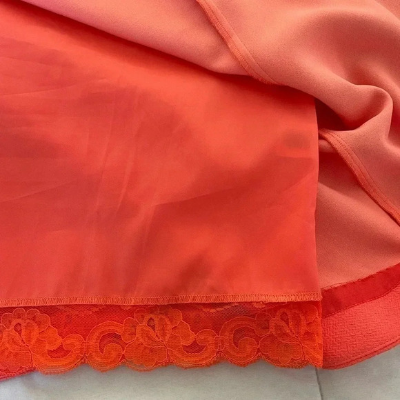 Trina Turk embellished coral ruffle mini dress - Picture 6 of 10